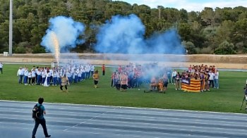 Cerimònia d'inauguració dels 'Jeux des Îles'.