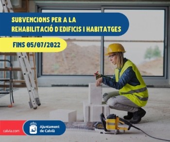 Ajudes per a la rehabilitació d'edificis.