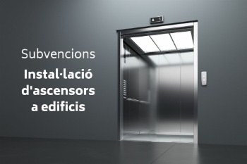 Noves ajudes per instal·lar ascensors a edificis.