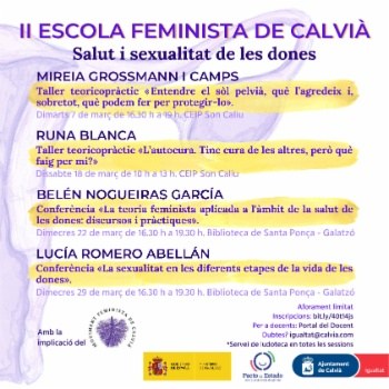 II Escola Feminista de Calvià.