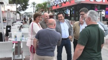 Govern balear i Consell visiten Magaluf.