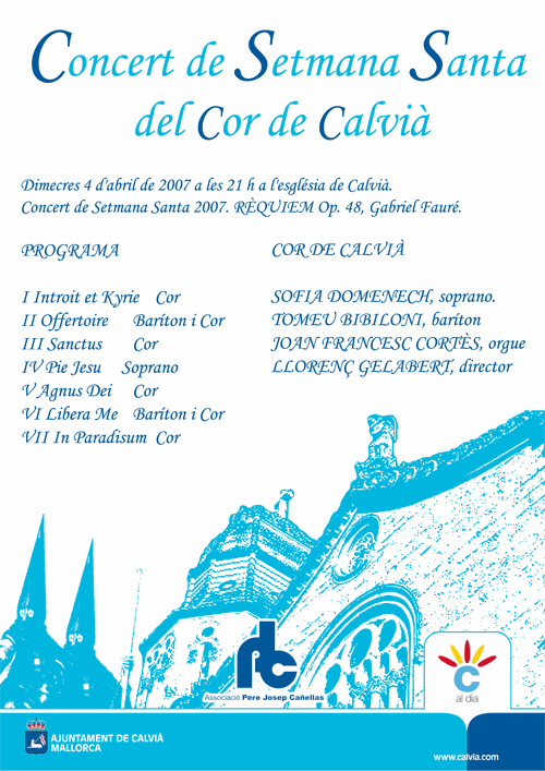 Concert Setmana Santa.