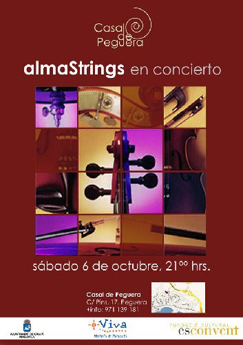 Concert almaStrings, 6 d'octubre, entrada gratuïta.