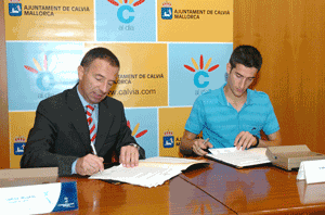 Calvià, patrocinador de l'atleta David Bustos.