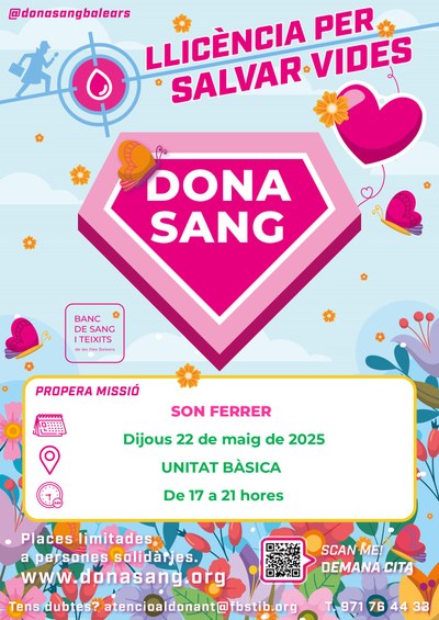 <bound method DexterityContent.Title of <Event at /fs-calvia/calvia/en/calvia-a-day/agenda/blood-donation-son-ferrer-3>>.