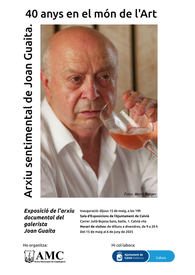 <bound method DexterityContent.Title of <Event at /fs-calvia/calvia/en/calvia-a-day/agenda/exhibition-of-the-documentary-archive-of-the-gallerist-joan-guaita>>.