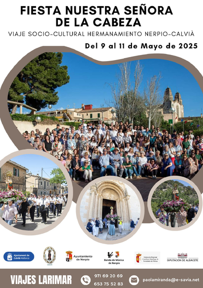 <bound method DexterityContent.Title of <Event at /fs-calvia/calvia/en/calvia-a-day/agenda/nuestra-senora-de-la-cabeza-festivity>>.