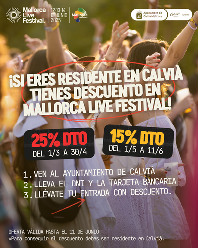 <bound method DexterityContent.Title of <Event at /fs-calvia/calvia/en/calvia-a-day/agenda/special-discount-for-calvia-residents-at-mallorca-live-festival-2025>>.