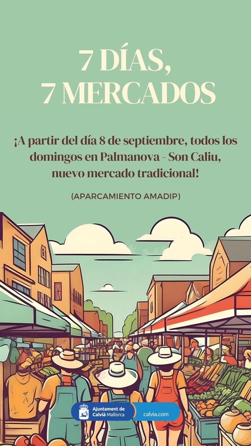 Calvia amplia su oferta de mercado con apertura diaria.