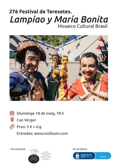 <bound method DexterityContent.Title of <Event at /fs-calvia/calvia/es/areas-municipales/cultura/agenda/27e-festival-de-teresetes-lampiao-y-maria-bonita-mosaico-cultural-brasil>>.