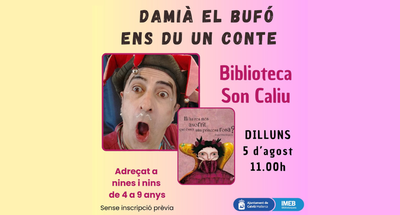 <bound method DexterityContent.Title of <Event at /fs-calvia/calvia/es/areas-municipales/imeb/bibliotecas/agenda/damia-el-bufo-ens-du-un-conte-hi-ha-res-mes-avorrit-que-esser-una-princesa-rosa>>.