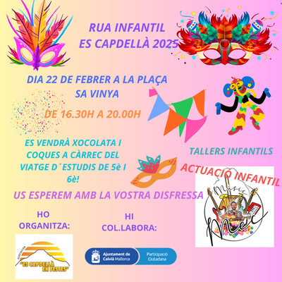 <bound method DexterityContent.Title of <Event at /fs-calvia/calvia/es/calvia-al-dia/agenda/sa-rua-infantil-es-capdella>>.