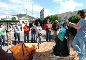 Éxito del curso de compostaje doméstico.