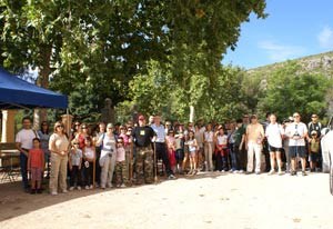 100 personas asisten a la jornada de senderismo.