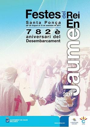 Programa fiestas Rei en Jaume 2011.
