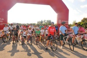 Éxito en la jornada en bicicleta.