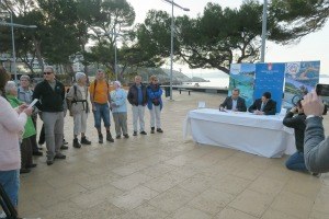 Firma de convenio en Peguera.