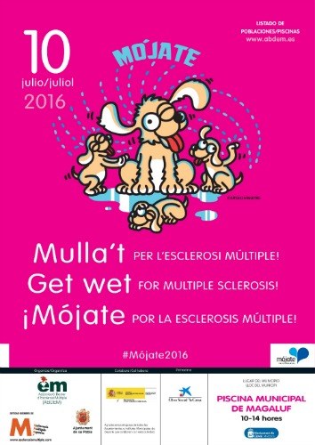 10 de julio: ¡Mójate por esclerosis múltiple!.