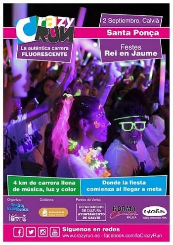 La Crazy Run llenará de color Santa Ponça.