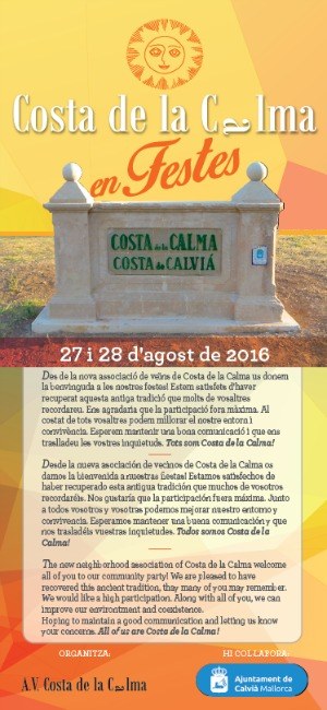 Fiestas Costa de la Calma 2016.