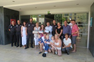 Agradecimiento a la Policía Local de Calvià.