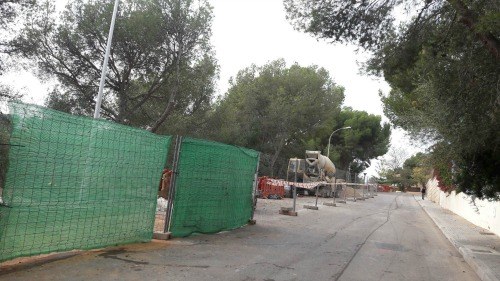 Obras para evitar inundaciones en ses Illetes.
