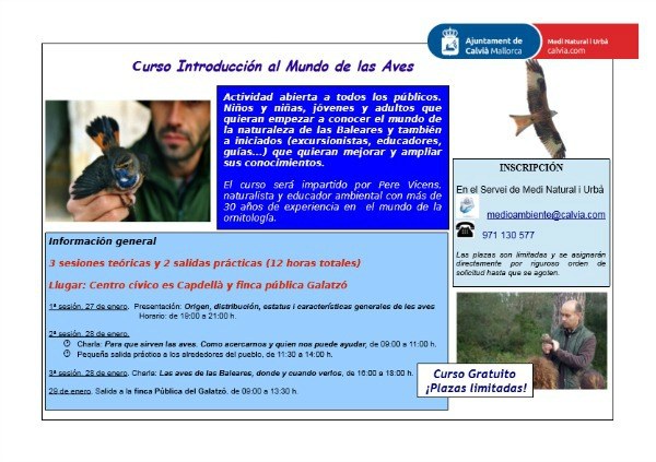 Curso Introducción al Mundo de las Aves.