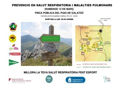 Marcha saludable en Galatzó.