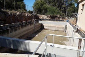 Obras de mejora en las depuradoras.