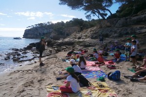Activitat ambiental y de limpieza en Portals Vells.