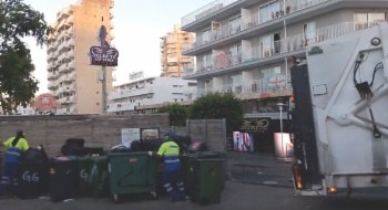 500 kg de residuos diarios en Punta Ballena.