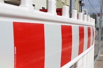 Obras en la calle Bell Puig de Cas Català.