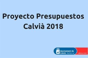 Proyecto de Presupuestos municipales 2018.