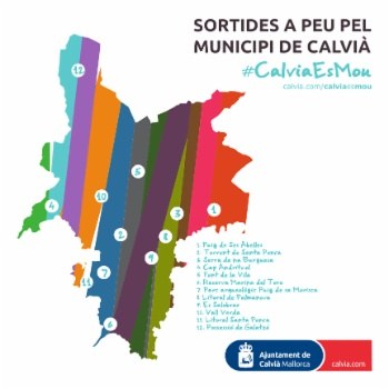 Salidas a pie por el municipio de Calvià.
