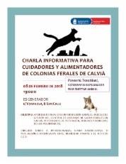 Charla informativa sobre colonias ferales.