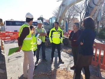 Renovación arteria de agua potable en Son Caliu.