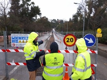 Obras en conducciones de residuales en Santa Ponça.