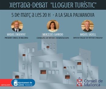 Coloquio sobre alquiler turístico.