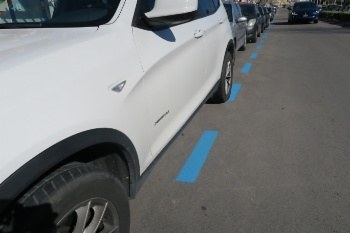 Control estacionamientos de vehículos sin alquilar.