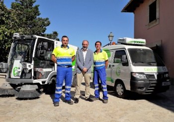 Barredora eléctrica para Calvià vila y es Capdellà.