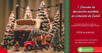 Concurso de decoración navideña en los comercios.