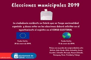 Elecciones 2019 - voto ciudadanía extranjera.