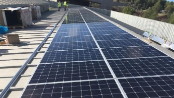 Energía solar fotovoltaica en Calvià 2000.