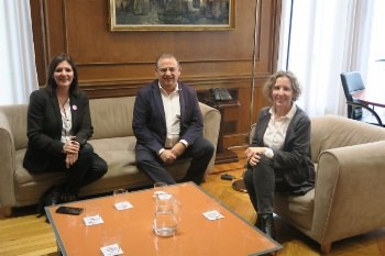 Reunión alcalde de Calvià y delegada del Gobierno.