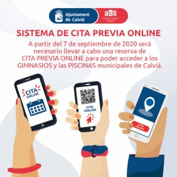 Cita previa instalaciones deportivas municipales.
