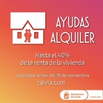 Abierto el plazo para ayudas anuales de alquiler.