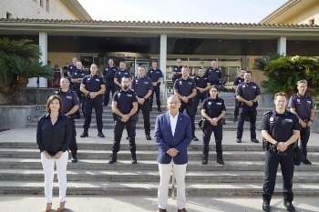 Toma de posesión de policías locales en Calvià.
