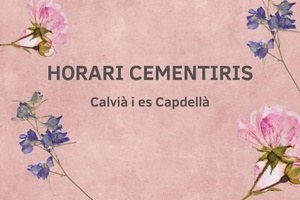 Horario de los cementerios por Todos los Santos.
