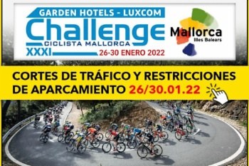 Cortes de tráfico 26 de enero (Challenge Ciclista).
