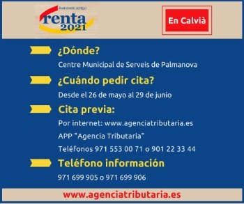 Cita previa Declaración Renta 2021.